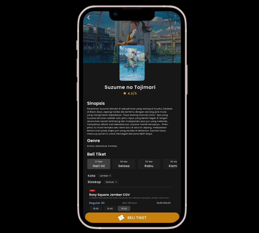 Design Cinema Ticket Booking Application - 1